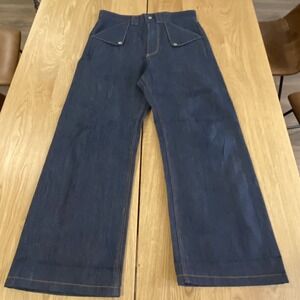 Selvedge Denim men’s Jeans‎ 33 Raw Indigo Redline Workwear Snap Fly Heritage